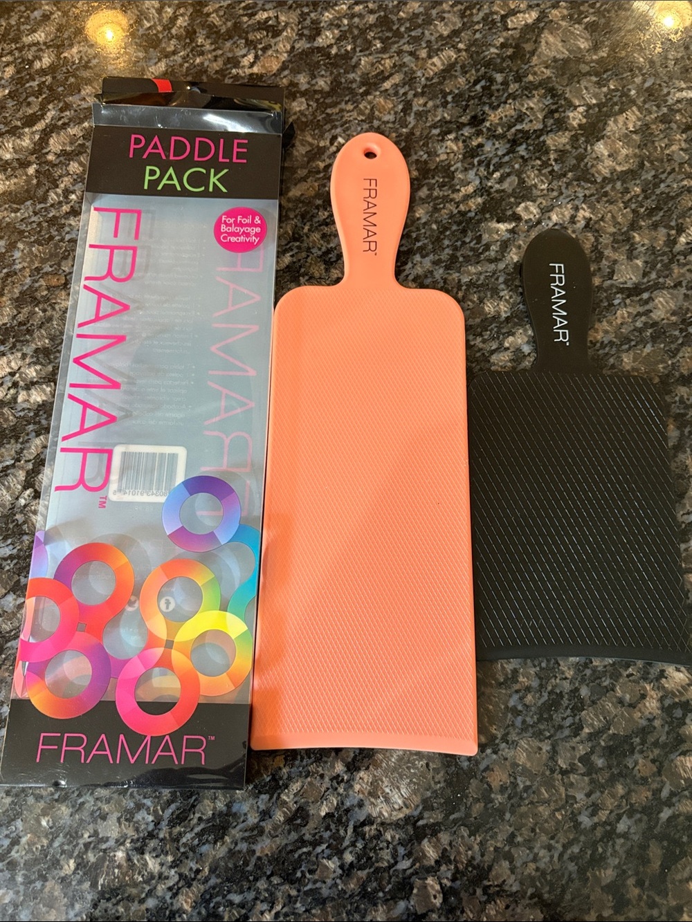 Framar Paddle Pack - Coral Paddle & Black Mini Paddle